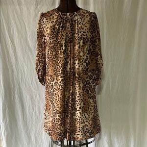 Women’s Eva Mendes Small Leopard Print Dress